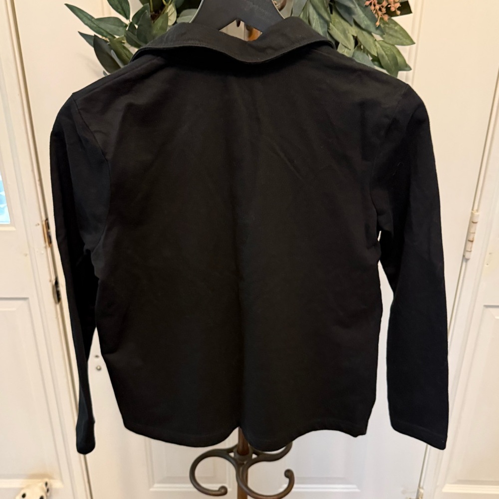 Onque Casuals Fun Halloween Full Zip Cardigan Shacket LS S Ghost & Pumpkins - Picture 3 of 15